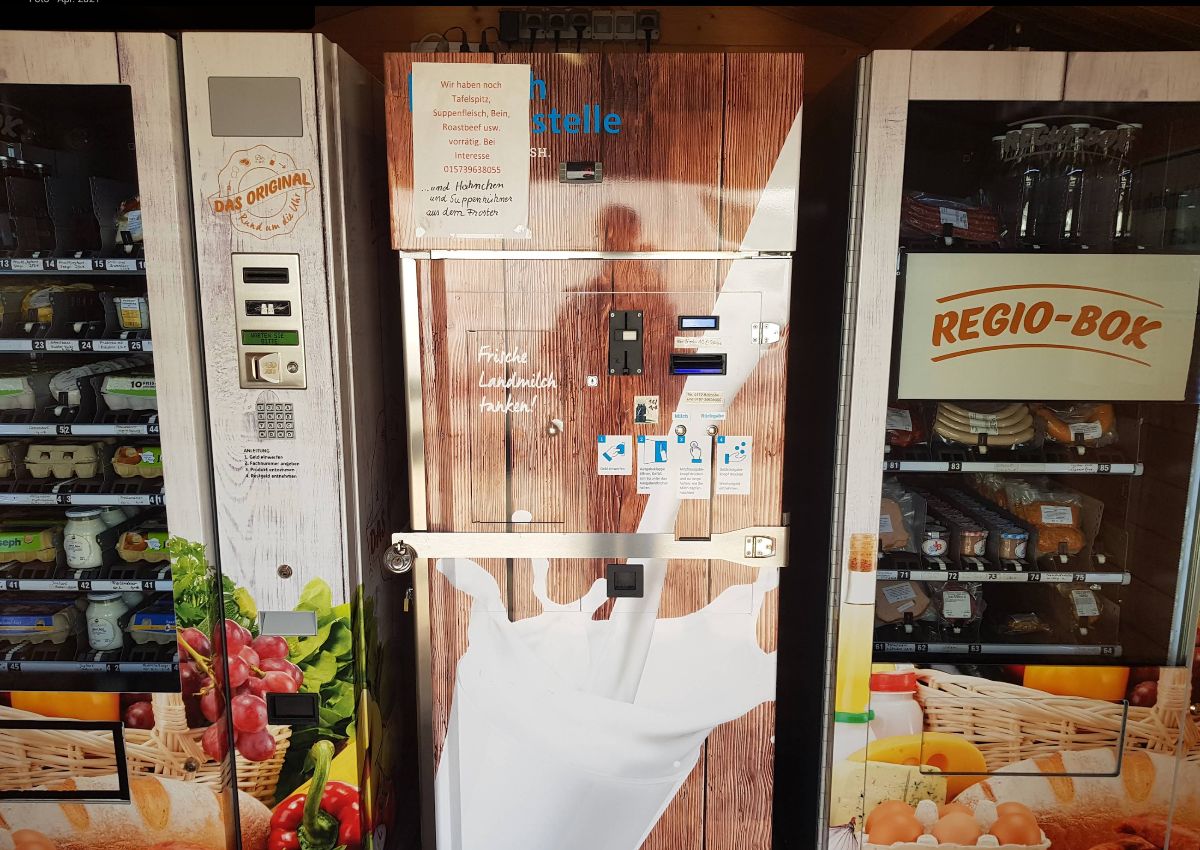 Milchtankstelle Jonzyk mit Regiomat