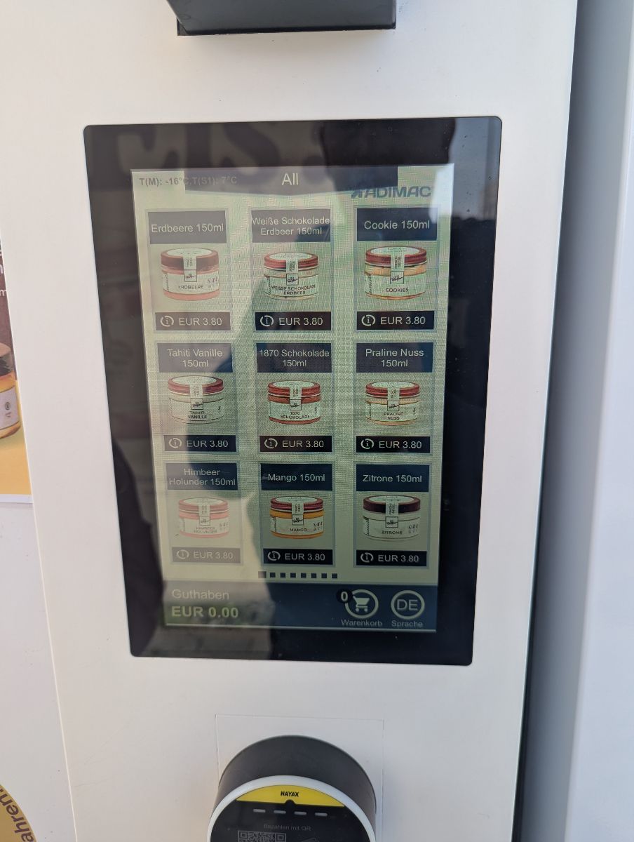Eis Berger Automat